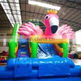 Professional Supplier Inflatable Flamingo Water Slide With Pool Inflatable Water Play Equipment For Water Park thumbnail-3