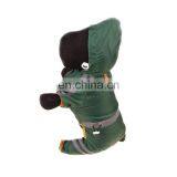 Wholesale Single Layer Raincoat Reflective Safety Glow in the Dark Windproof Pet Raincoat Clothes Glow in the Dark thumbnail-4