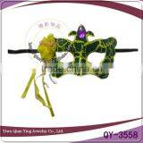 Custom Nice Color Amusement Mask Cocktail Party Mask With Flower