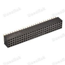 Denentech pin header H6.3 4*30P DIP type connector