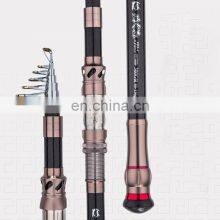 Amazon Hot Sales Short Carbon Telescopic Fishing Rod 2.1m-3.6m Long Throwing for Boat Fishing With Best Quality Fishing Rod
