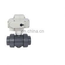 Motorized Valve AC220V DC12V DC24V CTB-005 50NM UPVC 63mm Dn50 Motorized Actuated Valve