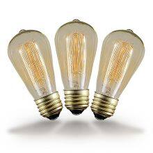 ST64G  energy saving led bulb lights golden clear dimmable 4W 6W 8W 110-120v/220-240v led lamps