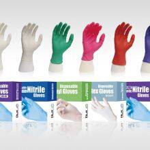 Manufacturers Cheap Nitrile Gloves Powder Free White Examination Gloves Disposable Hand