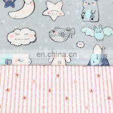 Cartoon Star Rabbit Cloth Fabric Cotton Bed Sheet Fabric Quilt Cover Twill Fabricc thumbnail-3