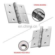 Heavy Duty American Style Corner Door Hinge Interior Rustic Stainless Steel or Iron Metal Door Hinges thumbnail-4
