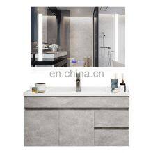 High Class Luxury Wood Bathroom Cabinet Bathroom Vanity Set With Countertop Bathroom LED Smart Mirror Cabinet Home Decor thumbnail-5