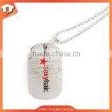 High quality custom cheap dog tag necklaces