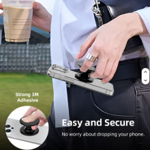 Wholesale Custom Logo Promotion Phone Grip Holder Adhesive Foldable Cell Phone Stand Mobile Soft Silicone thumbnail-5