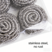 Kitchen Cleaning Scourer Ball Food-grade Material Stainless Steel Scourer Multiple Specifications Available thumbnail-3