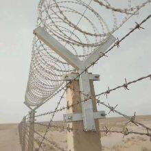 Stainless Steel Razor Barbed Wire Mesh Roll Double Coil Concertina Wire for Boundary Fencing thumbnail-2