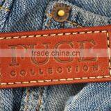 Hot New Trade Assurance Leather Label Patches With Diamond Stud
