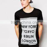 New Wholesale Longline T-Shirt With City Print thumbnail-1