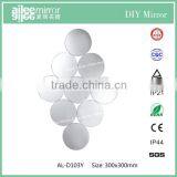 3d Art Wall Mirror Decorative Mirror Plate Colorful Acrylic Plates thumbnail-1