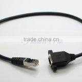 30cm/1M RJ45 Male to Female Screw Panel Mount Ethernet LAN Network Extension Cable thumbnail-2