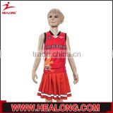 children clothing sleeveless shirt with dress red basketball uniform