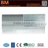 SLR266424,Escalator Comb Plate for 9500,205.4x181.36mm,Tooth Pitch 9.068,Hole Spacing 145,22T,Aluminum,Black,Left