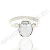 Pearl Gemstone Rings Jewellery,925 Sterling Silver Wholesale Rings Jewelry thumbnail-3
