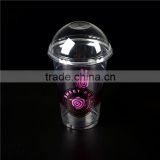 disposable smoothie plastic cups/flashing led plastic cup/plastic pp drink cup