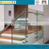 Alibaba golden supplier for 11 years popular design glass stair railing with high quality GM-C285