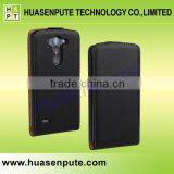 Express Vertical Flip Genuine Leather Case For LG G3 Beat thumbnail-3