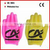 Advertising PVC Inflatable Cheering Hand ,inflatable Finger Hand With Custom Logo Belgium Inflatable Hand for Promotion thumbnail-2