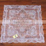 WHOLESALE High Quality Beaded Sheer Lace Table Cloth for Wedding