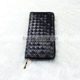 High Quality Fashion Black Women PU Wrinkle Cluth Wallet Famous Brand Designer Bag Purse Wallet thumbnail-2