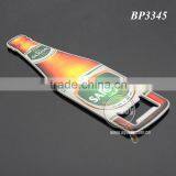 Vietnam Saigon Souvenirs Promotion Beer Bottle Shaped Printing Stainless Steel Metal Beer Opener Custom thumbnail-3