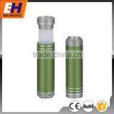 2/1 3W LED Extendable Flashlight and Camping Lantern, 1xAA, Portable and Easy Keeping, Aluminium