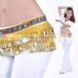 Velvet Belly Dance Gold Coins Belt More Colors ,BellyQueen thumbnail-3