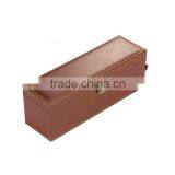 High End Single Bottle Leather Wine Gift Box thumbnail-4
