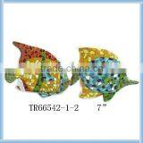 Polyresin Mosaic Fish Decoration thumbnail-1