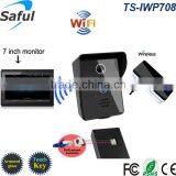 Motion Detection Clear Night Vision Worldwide Use Wifi Video Door Bell With Camera thumbnail-1