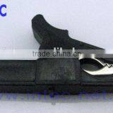 Jumper Wires Alligator Crocodile Roach Test Clip Plastic Handles Crocodile Clips 54mm Black Color I00162