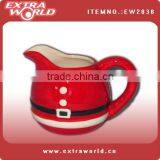 Hand Painted Ceramics Christmas Pitcher