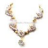 Gold Necklace With Diamond