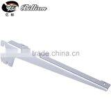 Chrome Hook Slotted Bracket for Glass Metal Single Bracket Glass Holder