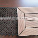 eco-friendly Creative easy to install exterior/interior wood plastic composite/WPC DIY tile