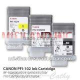 Genuine Original Canon PFI-102 Ink Cartridge IPF500 / 600 / 605 / 610 / 650 / 655 / 710 / 720 / 750 / 755 thumbnail-1