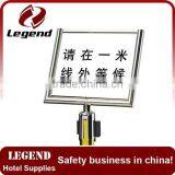 2014 Hot Selling Mirror Steel Guide Line Barrier A4 Sign Holder thumbnail-5