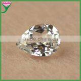 Wholesale Price Pear 12# White Corundum for Jewelry Wholesale China thumbnail-2