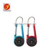 TA503 Multi Founctional Aluminum Carabiner With Key Ring&caompass