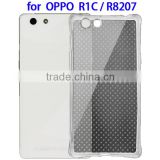 OEM Transparent Soft TPU Phone Case for OPPO R8027, Back Case for OPPO R1C