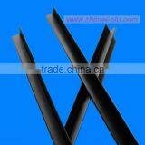 sand blasting black anodized aluminum profile 6063 t5