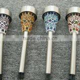 Magic Solar Mosaic Glass Torch Lawn Light (SOM1138)