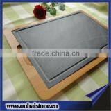 Romantic Dinner High Grade Restaurant Black Slate Wooden Plate thumbnail-4