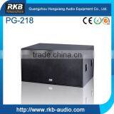 PG-218 Double 18 Inch Subwoofer Box Design, Dual Subwoofer Box