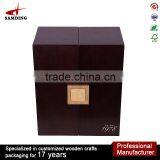 Glossy Lacquer Finish Personalized Wooden Wine Box for 2 Bottles Prices thumbnail-1