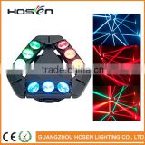 factory sale moving head disco Lighting rgbw 4in1 9 eyes led spider light 9*10w